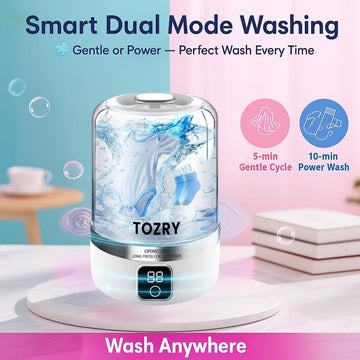 Mini Laundry Machine 1.5L Portable Laundry Machine and Spinner for Baby Cloth
